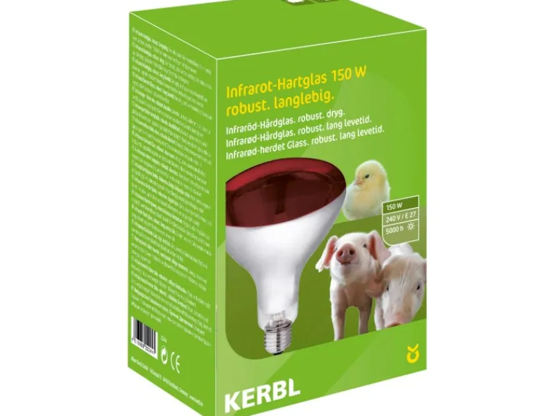 Kerbl Hartglas-Infrarotlampe 250 W