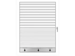 Plissees^Klebeplissee 90 cm x 190 cm