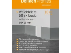 Zierprofile^Knickwinkel selbstklebend 48 mm x 13 mm Länge 10000 mm