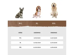 Knuffelwuff Hundebett Tampa Orthopädisch Kunstleder XXL 120 x 85cm