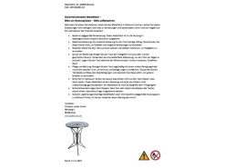 Mosaik^Kobolo Gartentisch Mediterran mit Platte in Mosaikoptik Weiß Blau Höhe 68 cm Durchmesser 55 cm