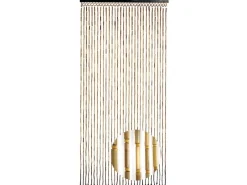 Kobolo Türvorhang Bambusvorhang Insektenschutz BAMBOO 31 Stränge 90x200 cm