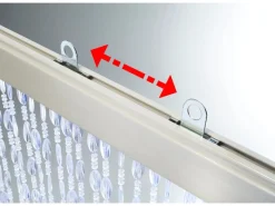 Kobolo Türvorhang Perlen Perlenvorhang DIAMOND 80 Strängen 100x210cm