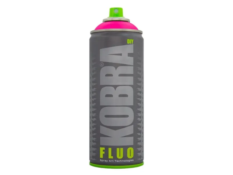 Sprühlacke|Buntlacke^Kobra DIY Fluo Buntlack Spray 400ml Flour Neon Matt