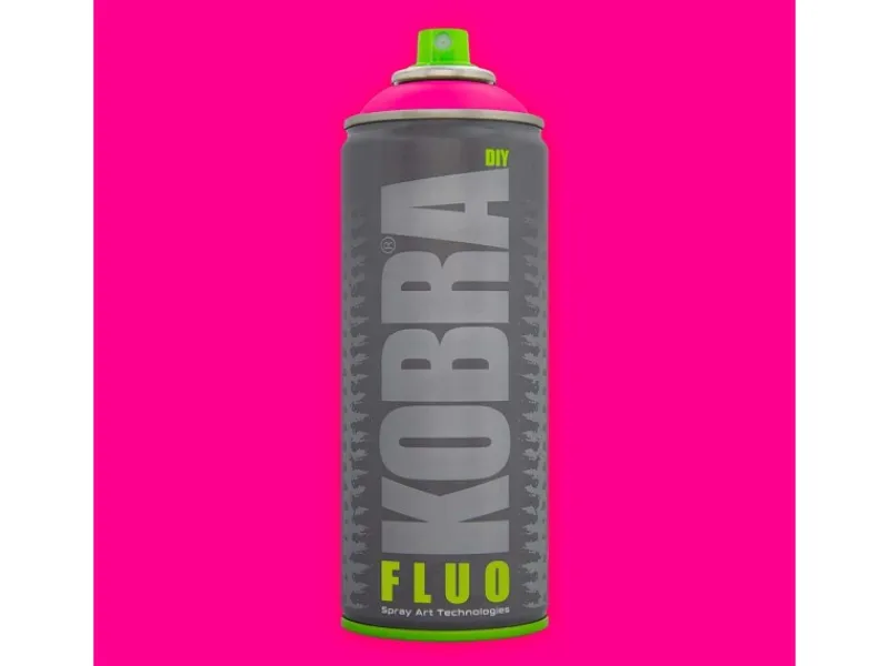 Sprühlacke|Buntlacke^Kobra DIY Fluo Buntlack Spray 400ml Flour Neon Matt