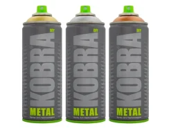 Sprühlacke^Kobra DIY Metallic Spray 400ml Silber Glänzend