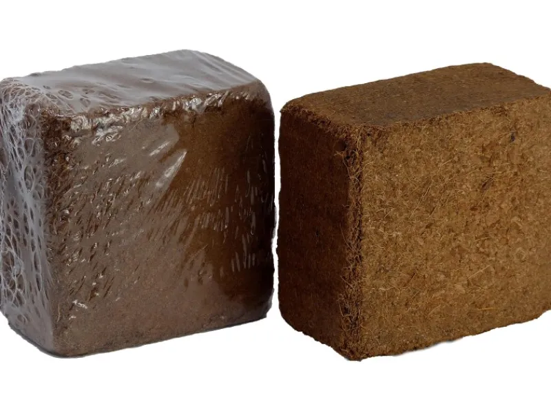 Proflora Kokosfaser Humusziegel Bodengrund - 2er Set (ergibt 2 x 4 Liter)