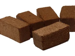 Proflora Terraristik^Kokosfaser Ziegel mini - Bodengrund für Terrarien, Insektarien - 5er Set (5 x 2)