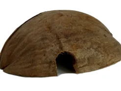 Proflora Vogeltränken|Terraristik^Kokoshöhle Versteck für Schlangen, Insekten, Spinnen und Nager - längs halb