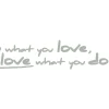 Komar Wandtattoos^Deko-Sticker Do What You Love 14 cm x 70 cm