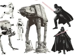 Komar Deko-Sticker Star Wars Doomed 100 x 70 cm gerollt