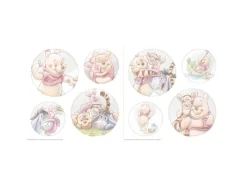 Komar Fenstersticker Winnie The Pooh Rund 30 cm x 30 cm
