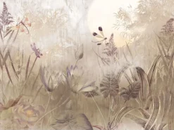 Komar Fototapeten^Fototapete Dragonfly Pond Beige 350 x 250 cm 610022