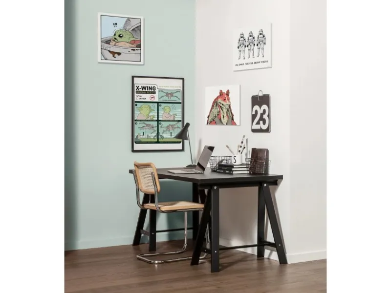 Komar Bilder^Keilrahmenbild Star Wars Stormtrooper Group Photo Weiß