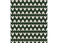 Komar Vlies Fototapete Disney Mickey Mouse Green Heads Rosa-Grün