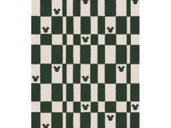 Komar Fototapeten^Vlies Fototapete Disney Mickey Mouse Green Chess Rosa-Grün