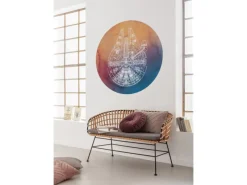 Komar Vliesfototapete Dot Star Wars Millennium Falcon selbstklebend Ø 125 cm