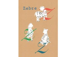 Komar Wandbild ABC Animal Z 30 x 40 cm