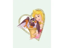 Komar Wandbild Aurora & Owl 30 x 40 cm