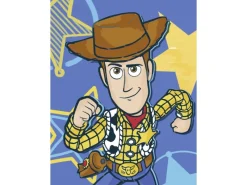 Komar Wandbild Disney and Pixar Toy Story Woody 30 cm x 40 cm Blau
