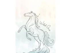 Komar Wandbild Disney Frozen Blue Lights 50 cm x 70 cm Beige