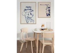 Komar Wandbild Disney Mickey Mouse Hello 40 cm x 50 cm Blau