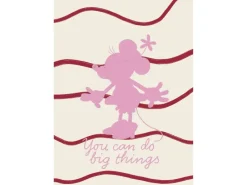 Komar Wandbild Disney Minnie Mouse You Can Do Big Things 50 cm x 70 cm Rosa