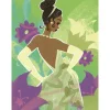 Komar Poster^Wandbild Disney Princess Tiana in Green 30 cm x 40 cm