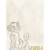 Komar Poster^Wandbild Disney The Lion King Simba Sketch 50 cm x 70 cm Beige