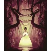 Komar Poster^Wandbild Disney Tiana Dr. Facilier 40 cm x 50 cm Gelb