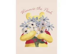 Komar Wandbild Disney Winnie the Pooh Into The Blooms 50 cm x 70 cm Gelb