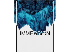 Komar Poster^Wandbild Immersion Blue 50 x 70 cm