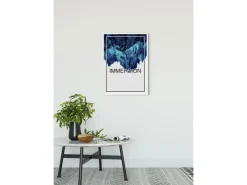 Komar Poster^Wandbild Immersion Blue 50 x 70 cm
