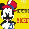 Komar Poster^Wandbild Mickey Mouse Moustache 50 x 70 cm