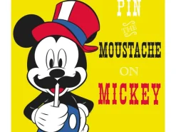 Komar Poster^Wandbild Mickey Mouse Moustache 50 x 70 cm