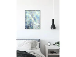 Komar Bilder^Wandbild Mosaik Azzuro 40 x 50 cm