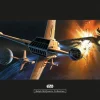Komar Poster^Wandbild Star Wars Orbit War 50 x 40 cm