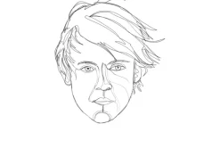 Komar Wandbild Star Wars Luke 50 x 70 cm