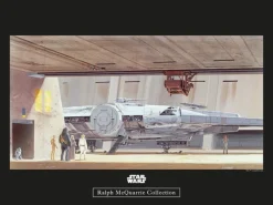 Komar Bilder^Wandbild Star Wars Hangar 40 x 30 cm