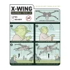 Komar Poster^Wandbild Star Wars X-Wing Instructions 50 cm x 70 cm Blau