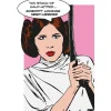 Komar Poster^Wandbild Star Wars Leia 50 x 70 cm