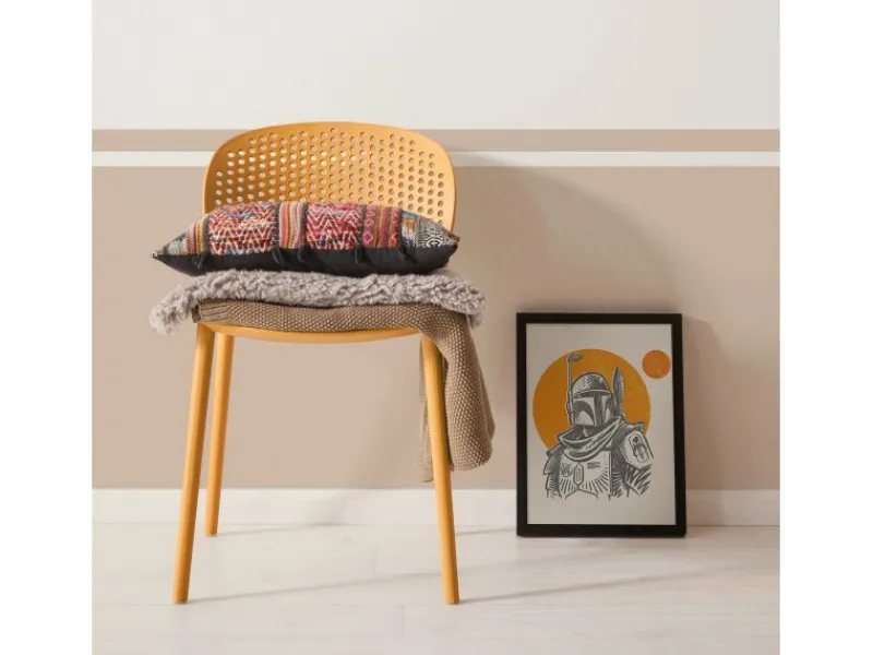 Komar Poster^Wandbild Star Wars Boba Fett Illustration Iconic 50 cm x 70 cm Beige