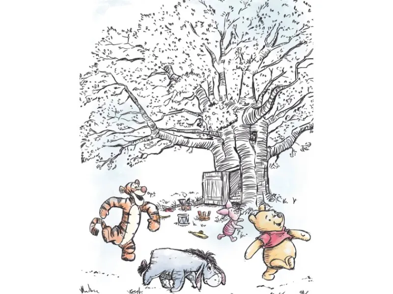 Komar Bilder^Wandbild Winnie Pooh Playground 30 x 40 cm