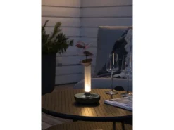 Konstsmide LED-Akku-Vase Biarritz ø 13,5 cm x 20,5 cm
