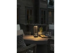 Konstsmide Laternen^LED-Laterne Otranto Schwarz 44 cm x 15 cm x 15 cm