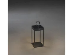 Konstsmide Laternen^LED-Laterne Ravello Schwarz 30 cm x 15 cm x 15 cm