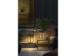 Konstsmide Laternen^LED-Laterne Ravello Schwarz 30 cm x 15 cm x 15 cm