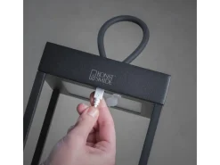 Konstsmide Laternen^LED-Laterne Ravello Schwarz 50 cm x 15 cm x 15 cm