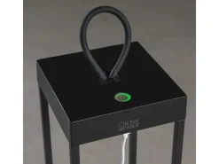 Konstsmide Laternen^LED-Laterne Ravello Schwarz 50 cm x 15 cm x 15 cm