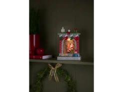 Konstsmide Laternen^Wasserlaterne Kamin mit Weihnachtsmann für Innen